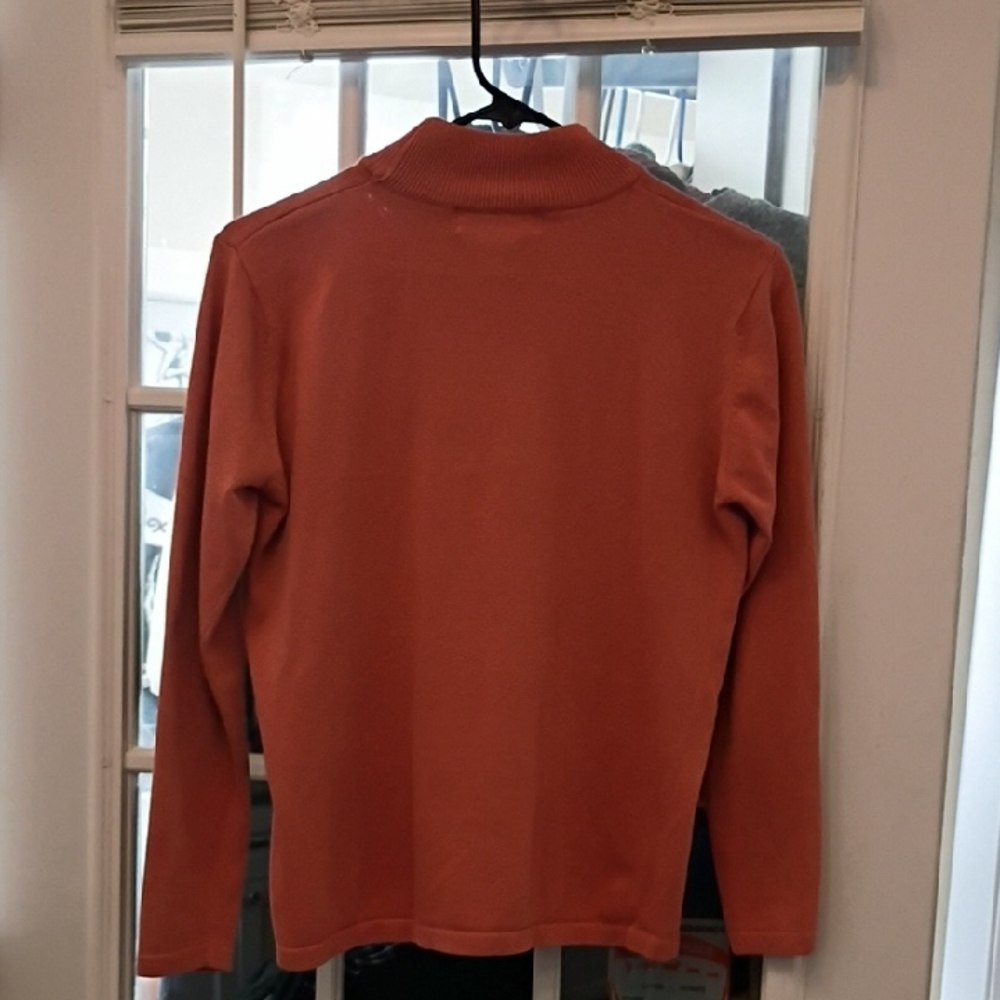Casual Corner Orange Women's Top - Picture 3 of 3